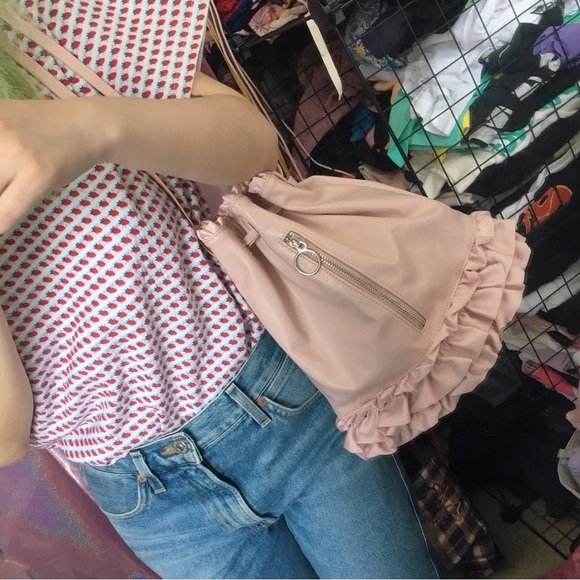 Kawaii pastel pink bag w 2 extra set of straps - Picture 4 of 8